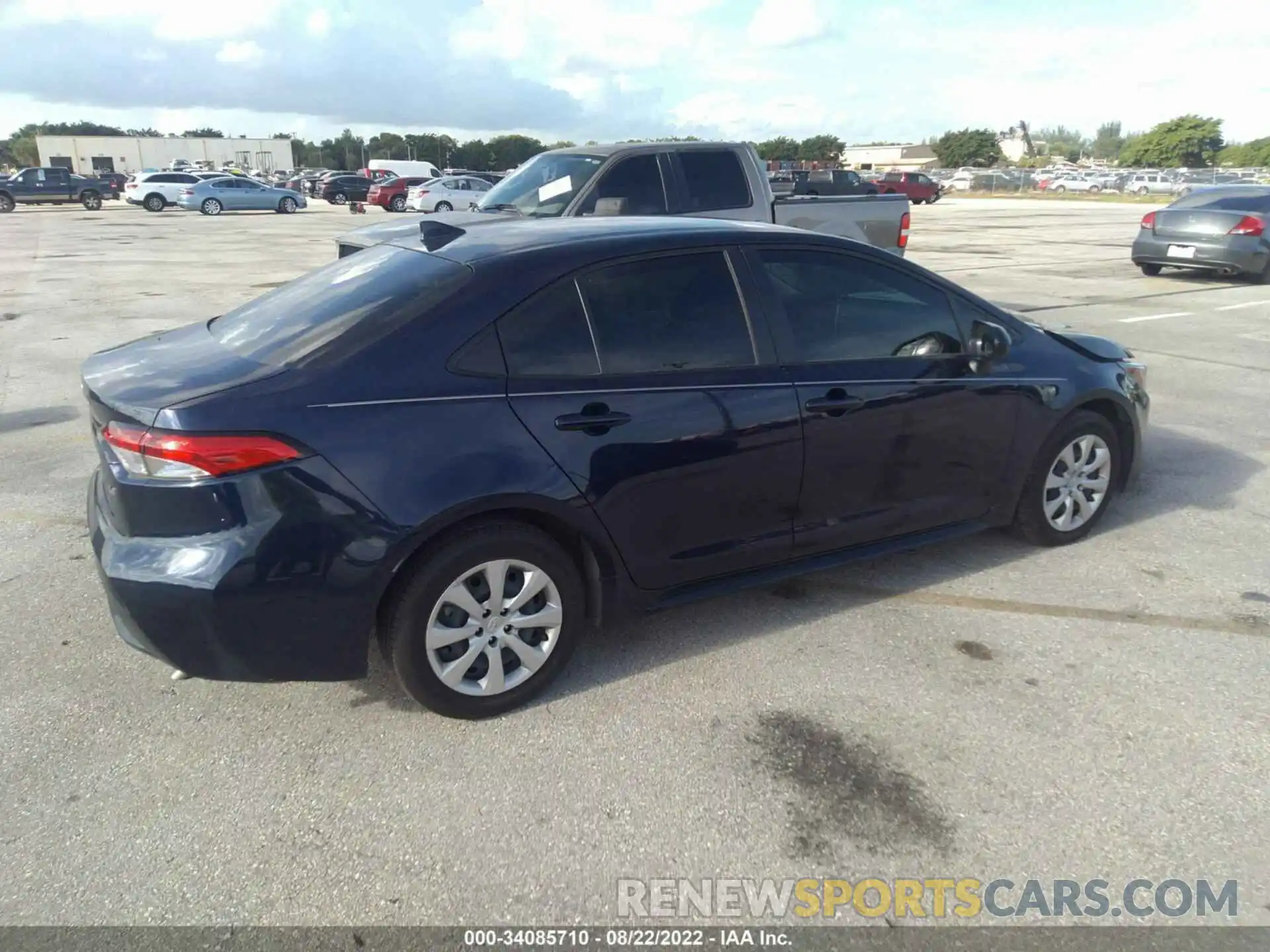 4 Photograph of a damaged car JTDEPMAE0MJ124305 TOYOTA COROLLA 2021