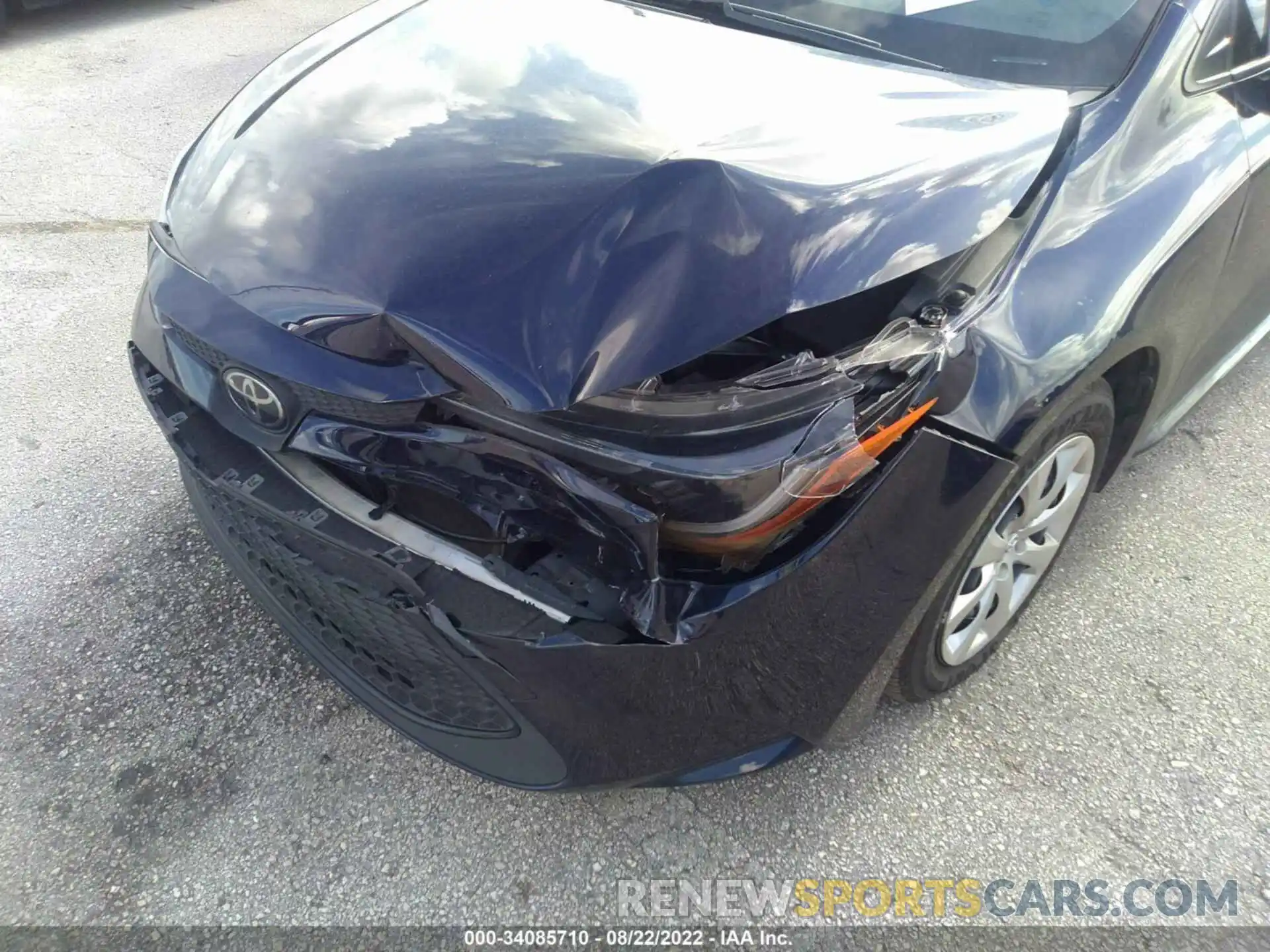 6 Photograph of a damaged car JTDEPMAE0MJ124305 TOYOTA COROLLA 2021