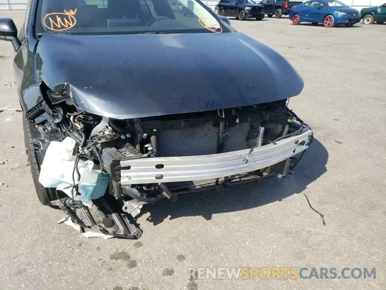 9 Photograph of a damaged car JTDEPMAE0MJ124630 TOYOTA COROLLA 2021