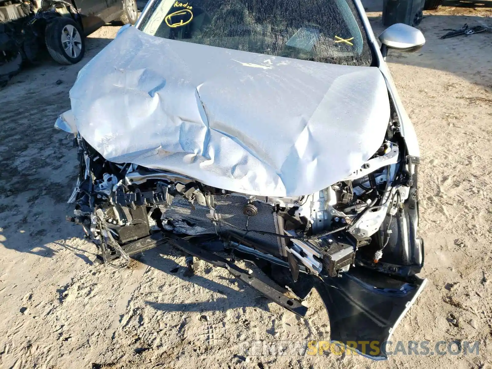 7 Фотография поврежденного автомобиля JTDEPMAE0MJ125065 TOYOTA COROLLA 2021