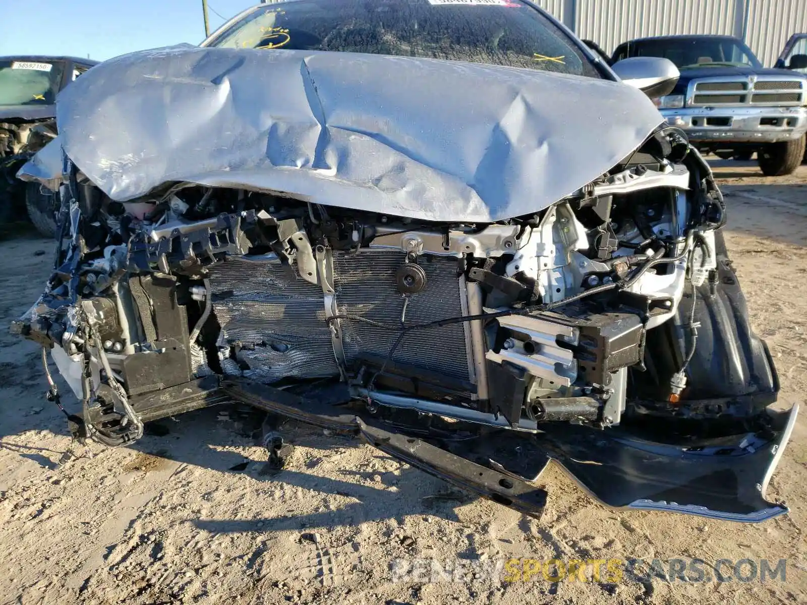 9 Фотография поврежденного автомобиля JTDEPMAE0MJ125065 TOYOTA COROLLA 2021