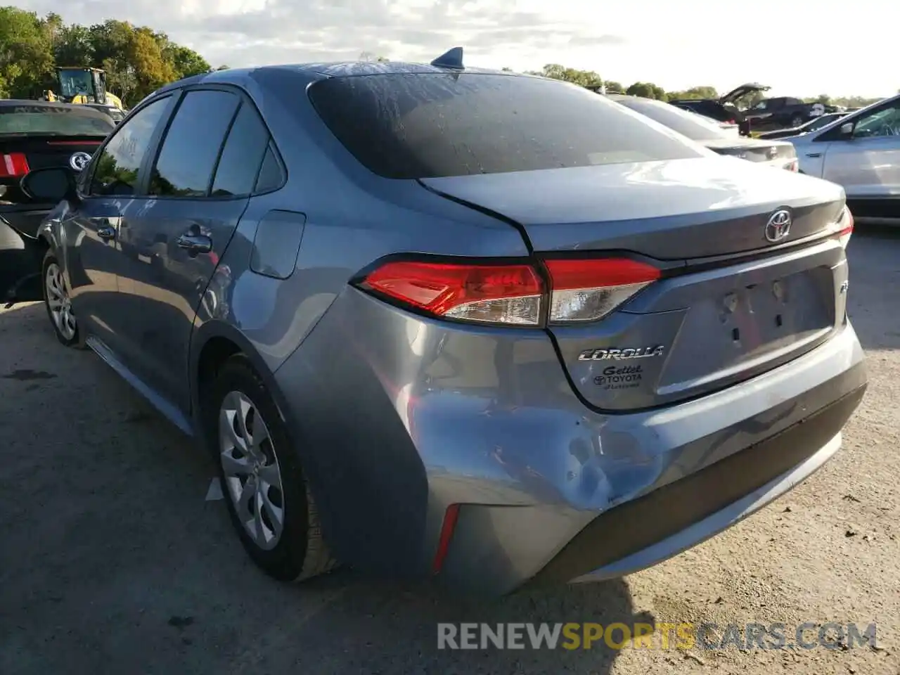 3 Photograph of a damaged car JTDEPMAE0MJ125499 TOYOTA COROLLA 2021