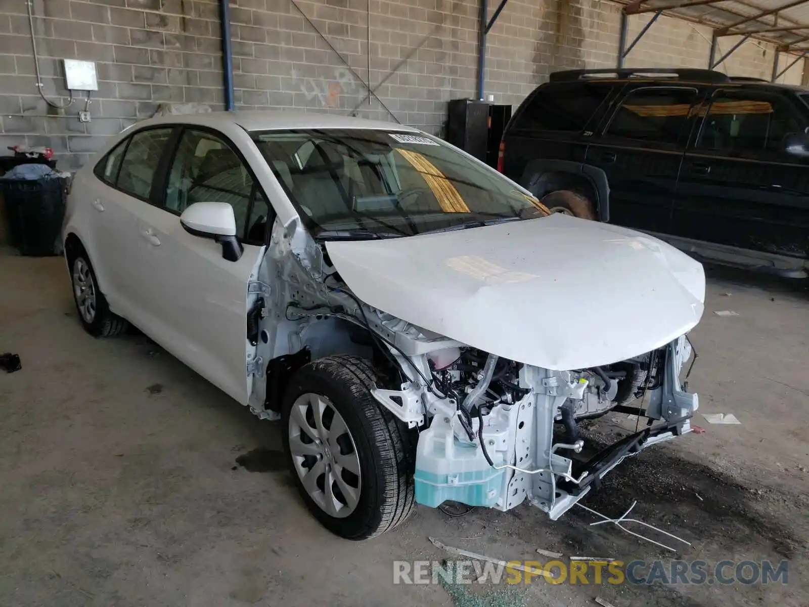 1 Photograph of a damaged car JTDEPMAE0MJ125504 TOYOTA COROLLA 2021