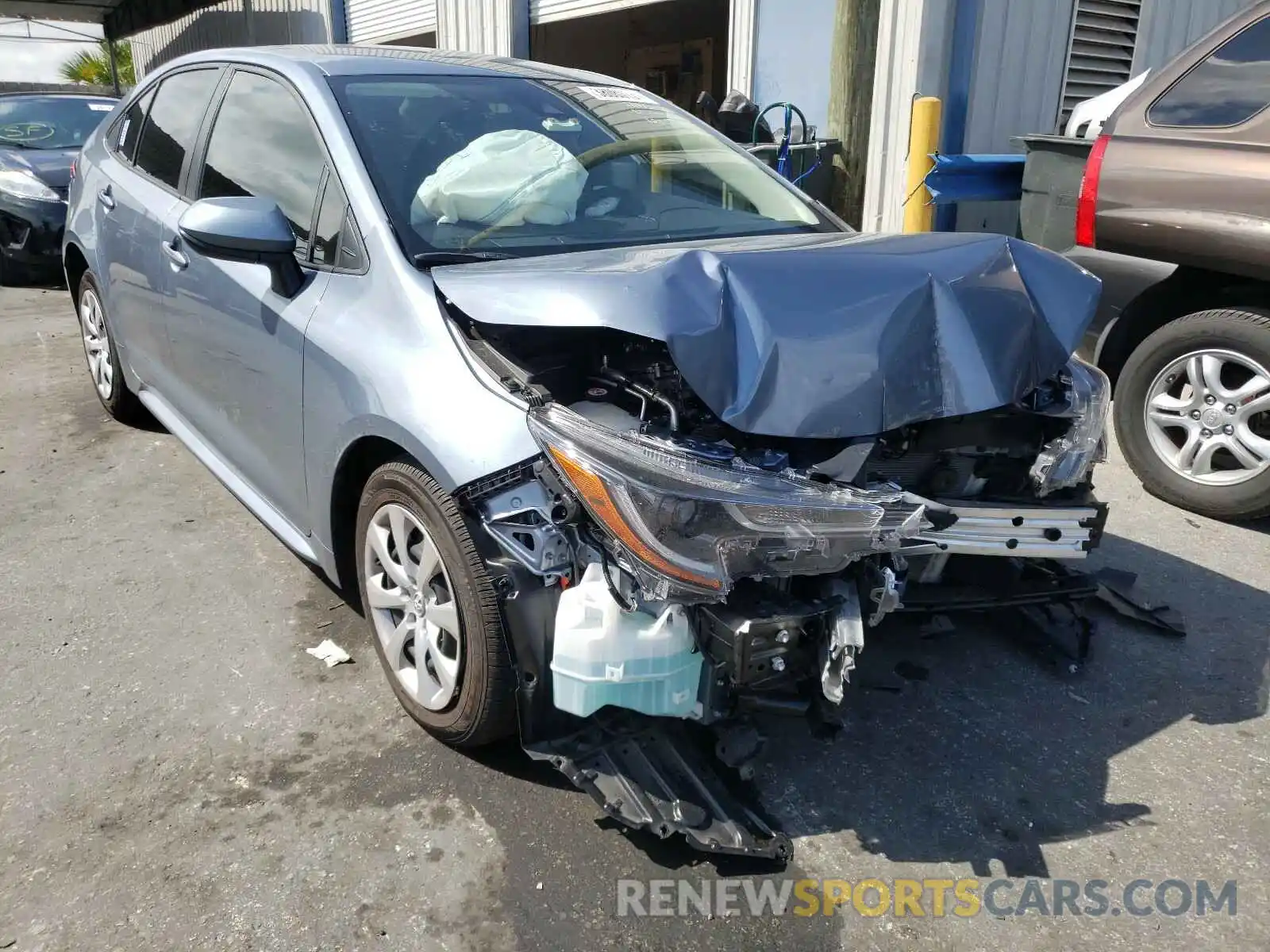 1 Photograph of a damaged car JTDEPMAE0MJ125812 TOYOTA COROLLA 2021