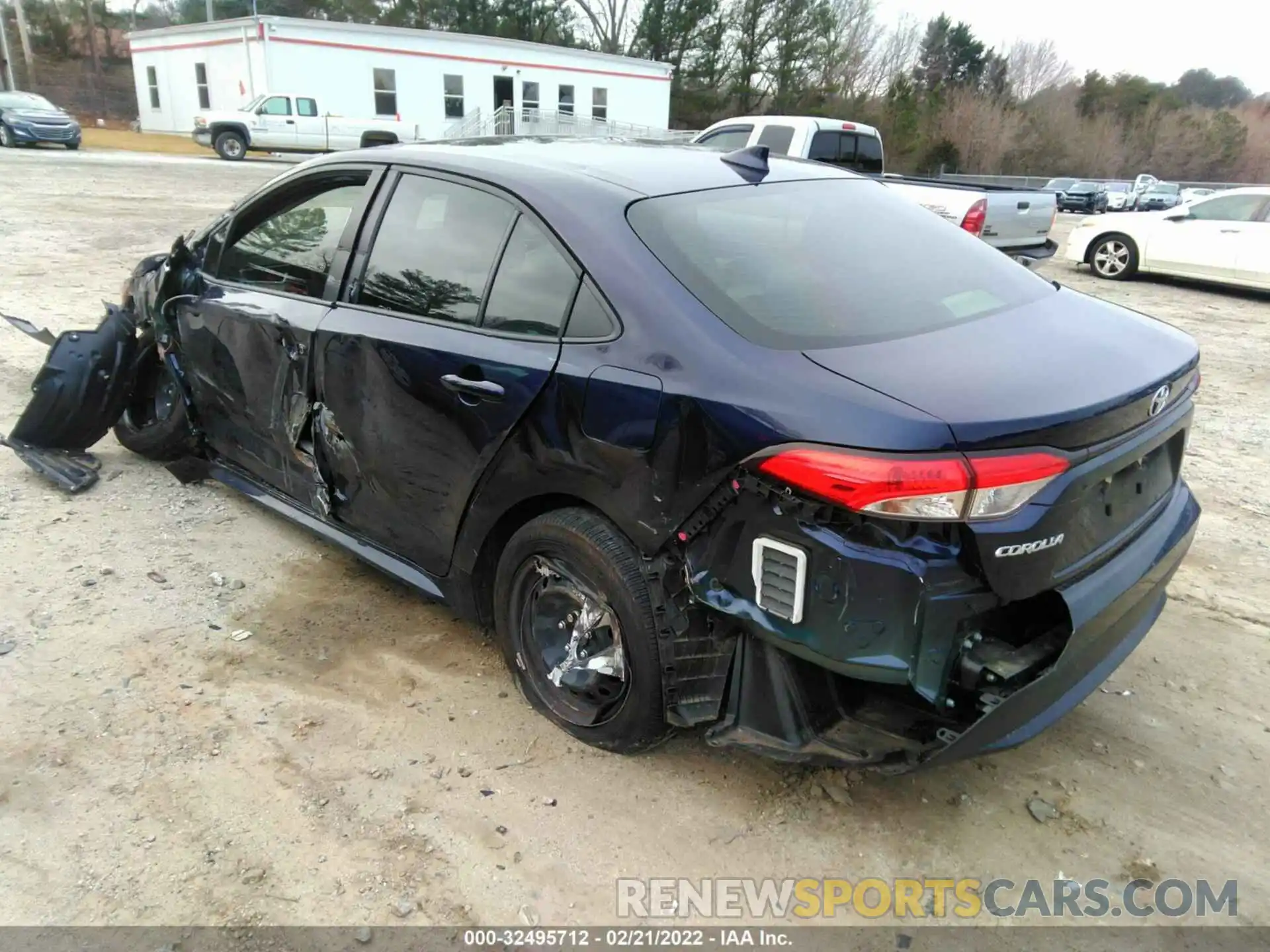 3 Photograph of a damaged car JTDEPMAE0MJ125826 TOYOTA COROLLA 2021