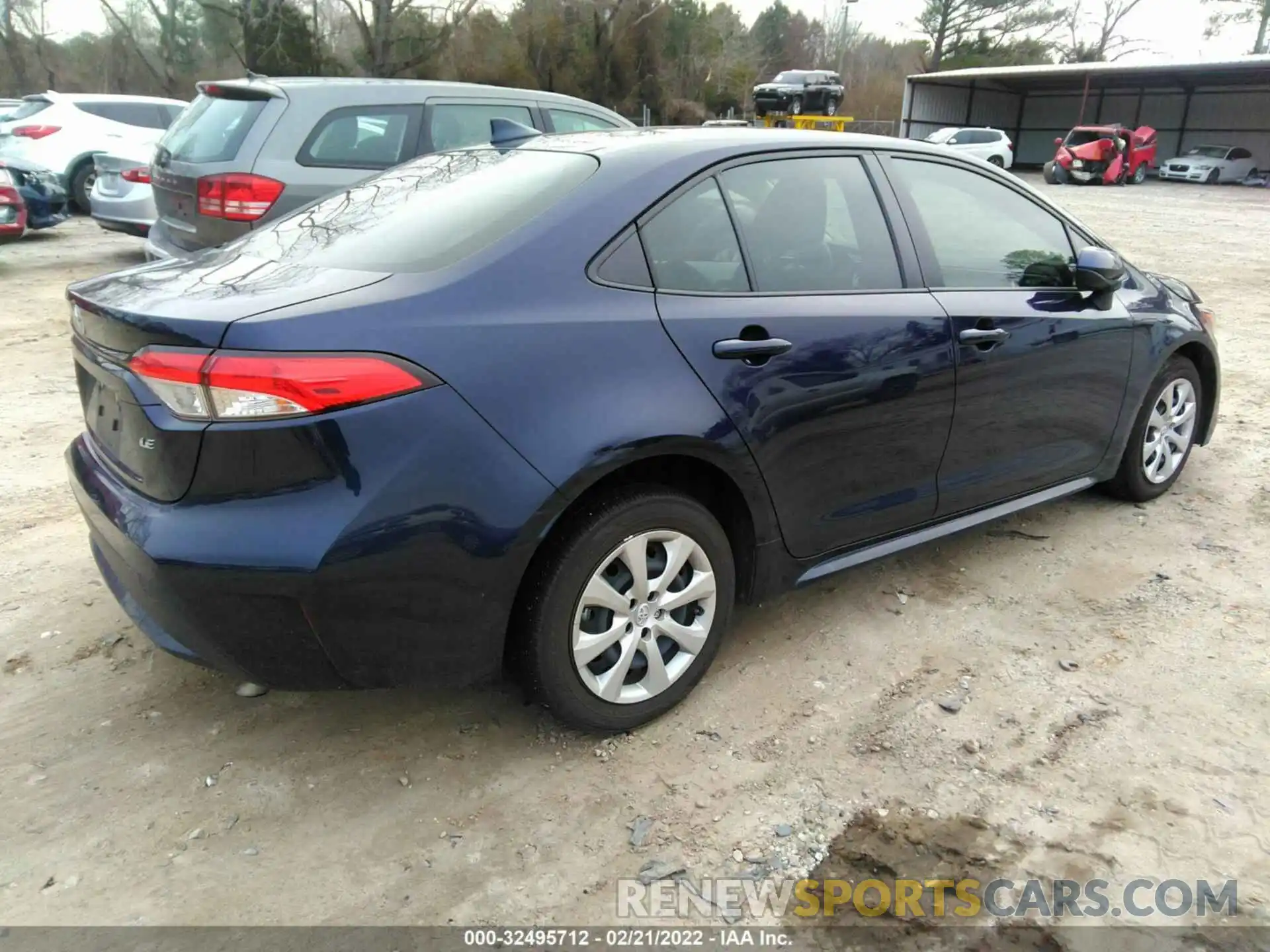 4 Photograph of a damaged car JTDEPMAE0MJ125826 TOYOTA COROLLA 2021