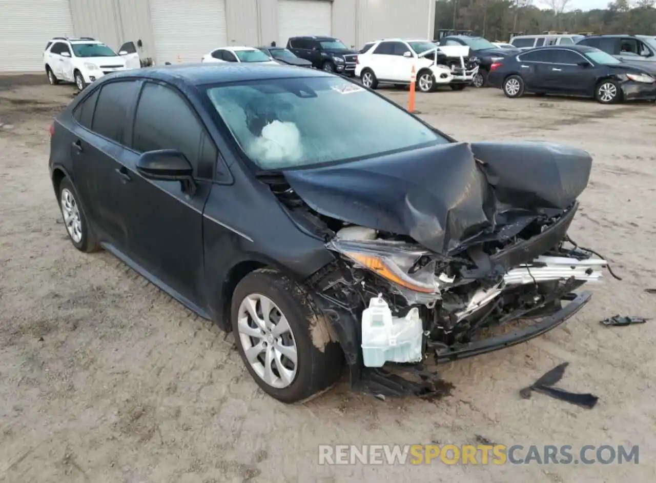 1 Photograph of a damaged car JTDEPMAE0MJ125874 TOYOTA COROLLA 2021