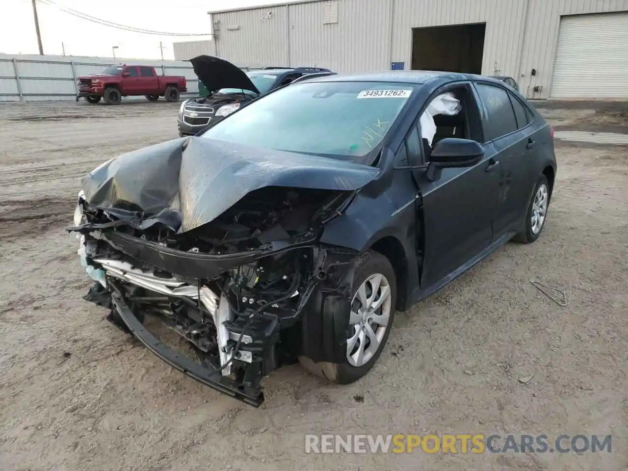 2 Photograph of a damaged car JTDEPMAE0MJ125874 TOYOTA COROLLA 2021