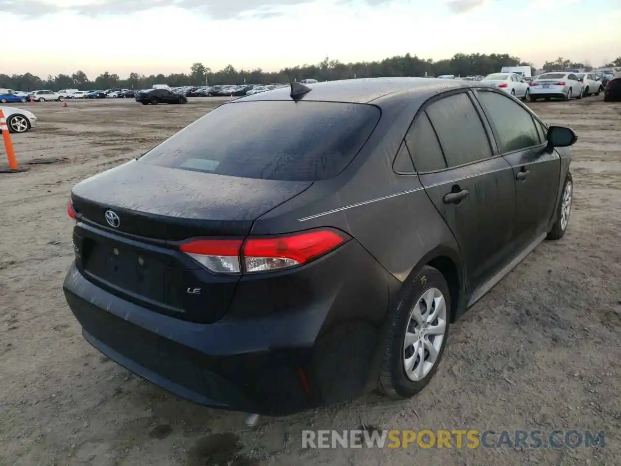 4 Photograph of a damaged car JTDEPMAE0MJ125874 TOYOTA COROLLA 2021