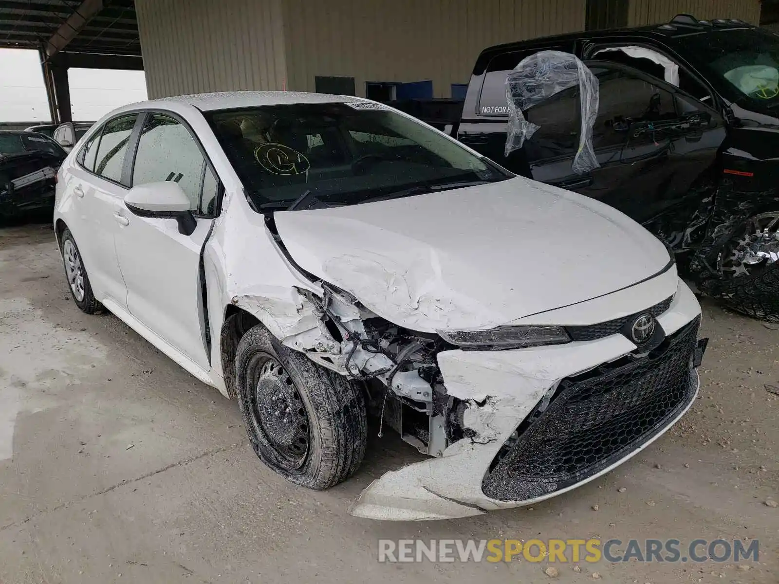 1 Photograph of a damaged car JTDEPMAE0MJ126636 TOYOTA COROLLA 2021