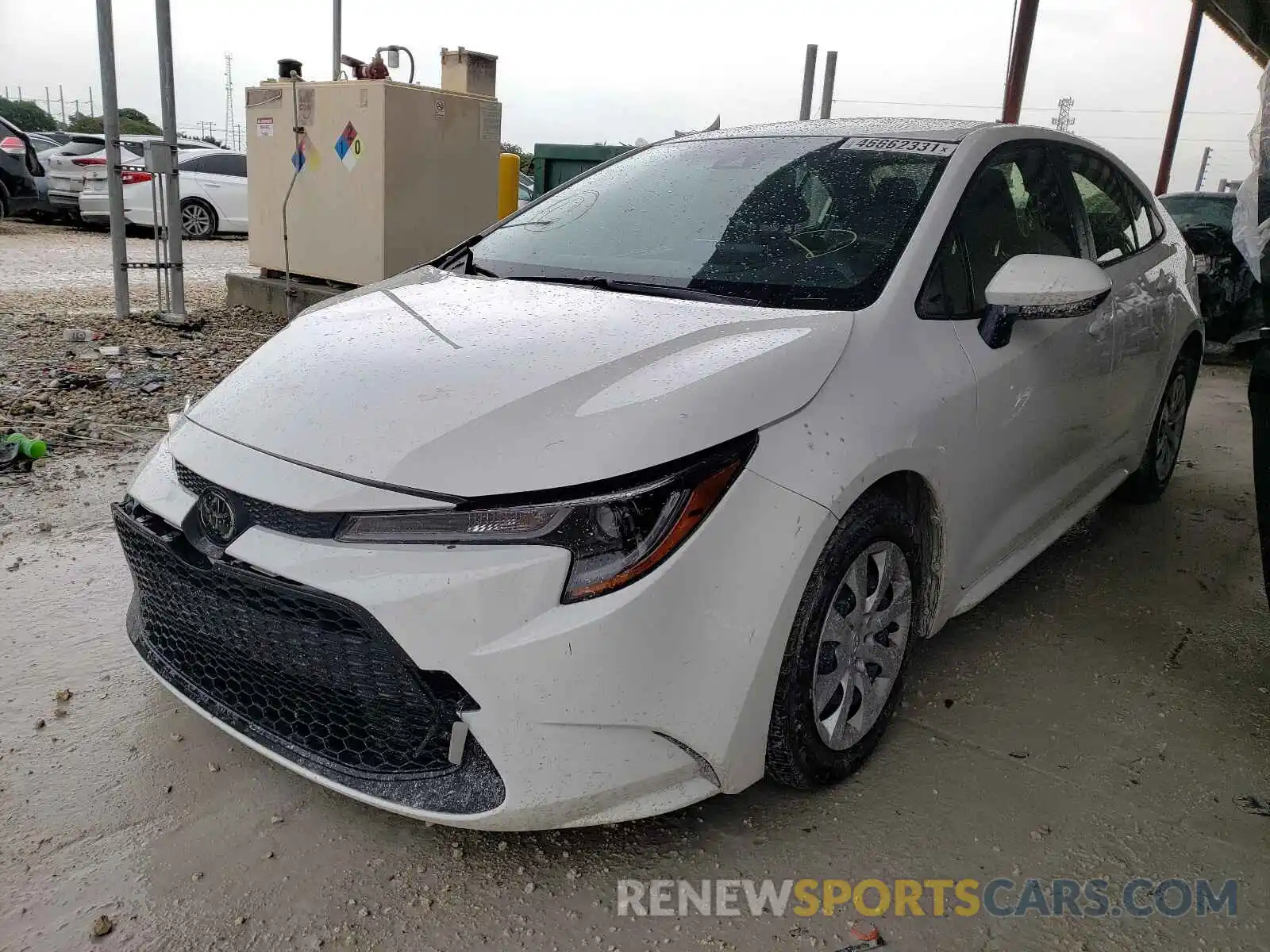 2 Photograph of a damaged car JTDEPMAE0MJ126636 TOYOTA COROLLA 2021