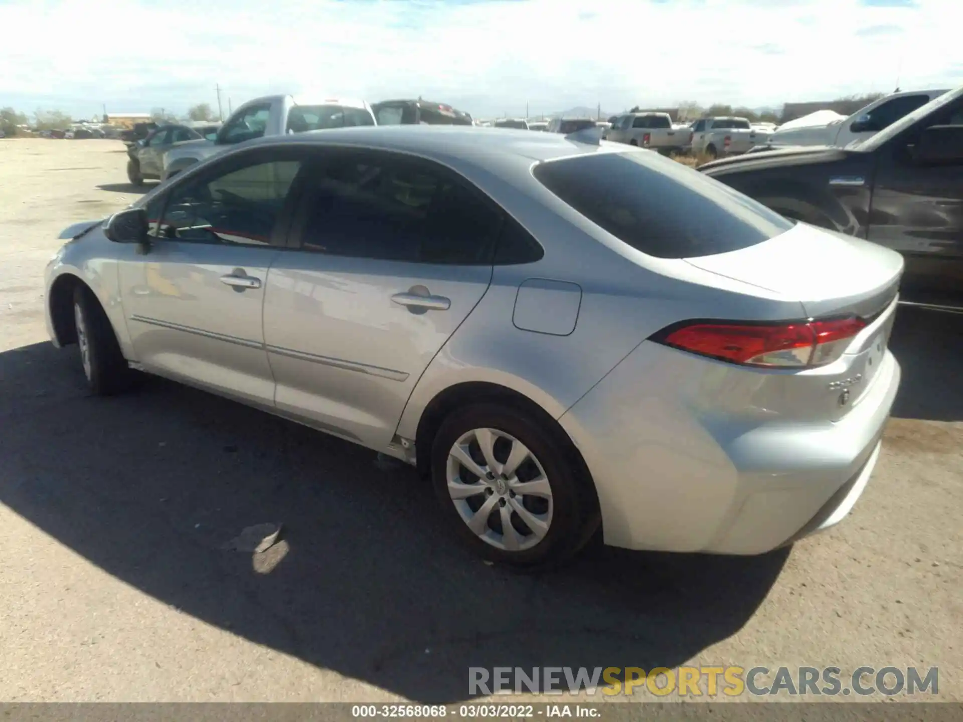 3 Photograph of a damaged car JTDEPMAE0MJ126846 TOYOTA COROLLA 2021