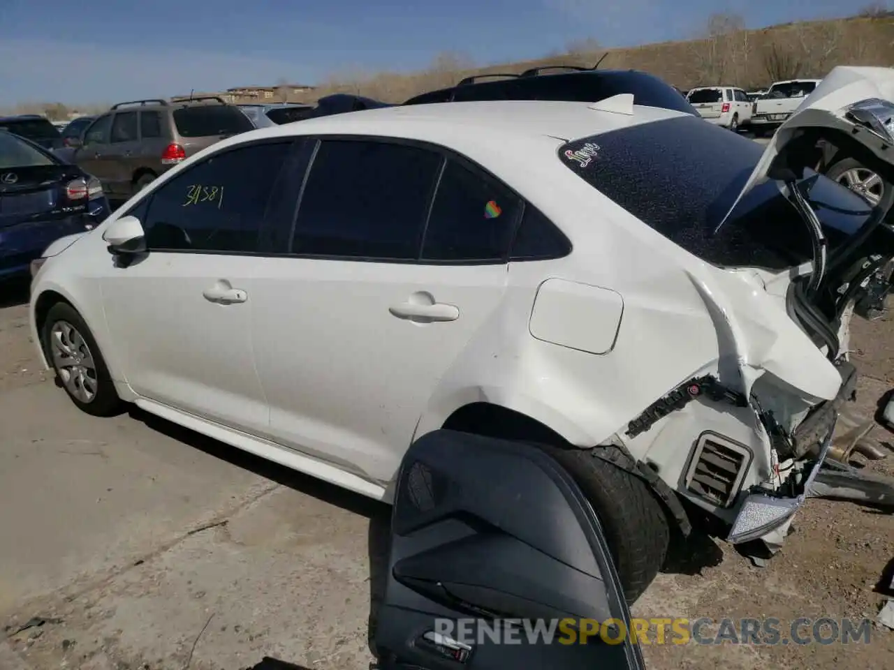 3 Photograph of a damaged car JTDEPMAE0MJ127012 TOYOTA COROLLA 2021