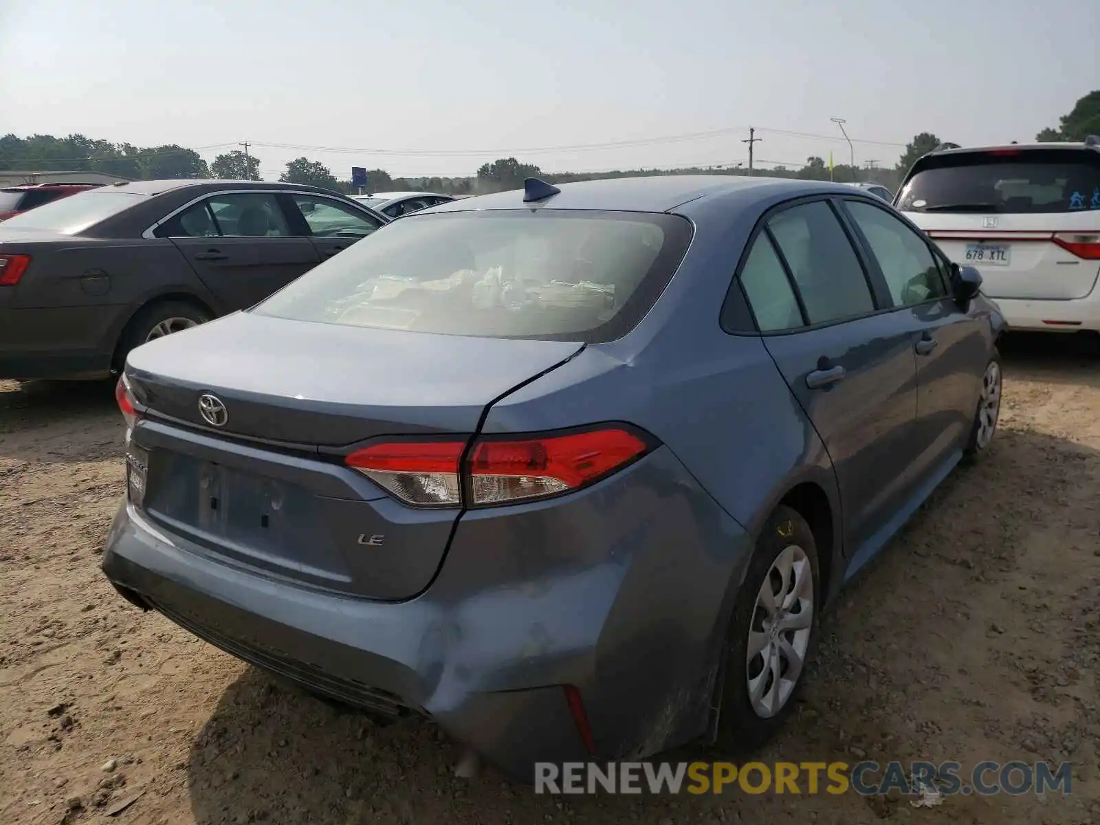 4 Photograph of a damaged car JTDEPMAE0MJ127317 TOYOTA COROLLA 2021