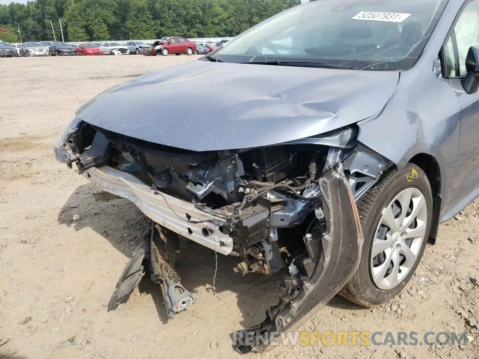 9 Photograph of a damaged car JTDEPMAE0MJ127317 TOYOTA COROLLA 2021