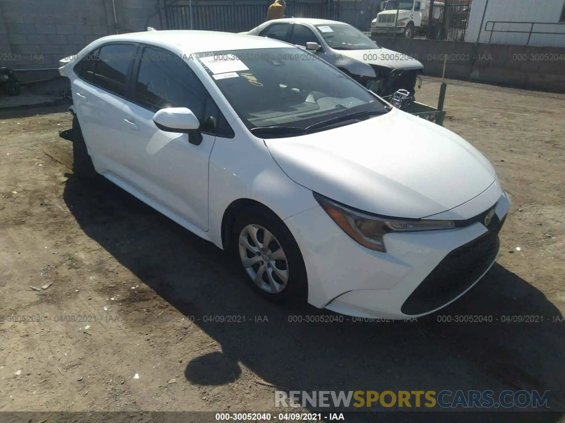 1 Photograph of a damaged car JTDEPMAE0MJ127544 TOYOTA COROLLA 2021