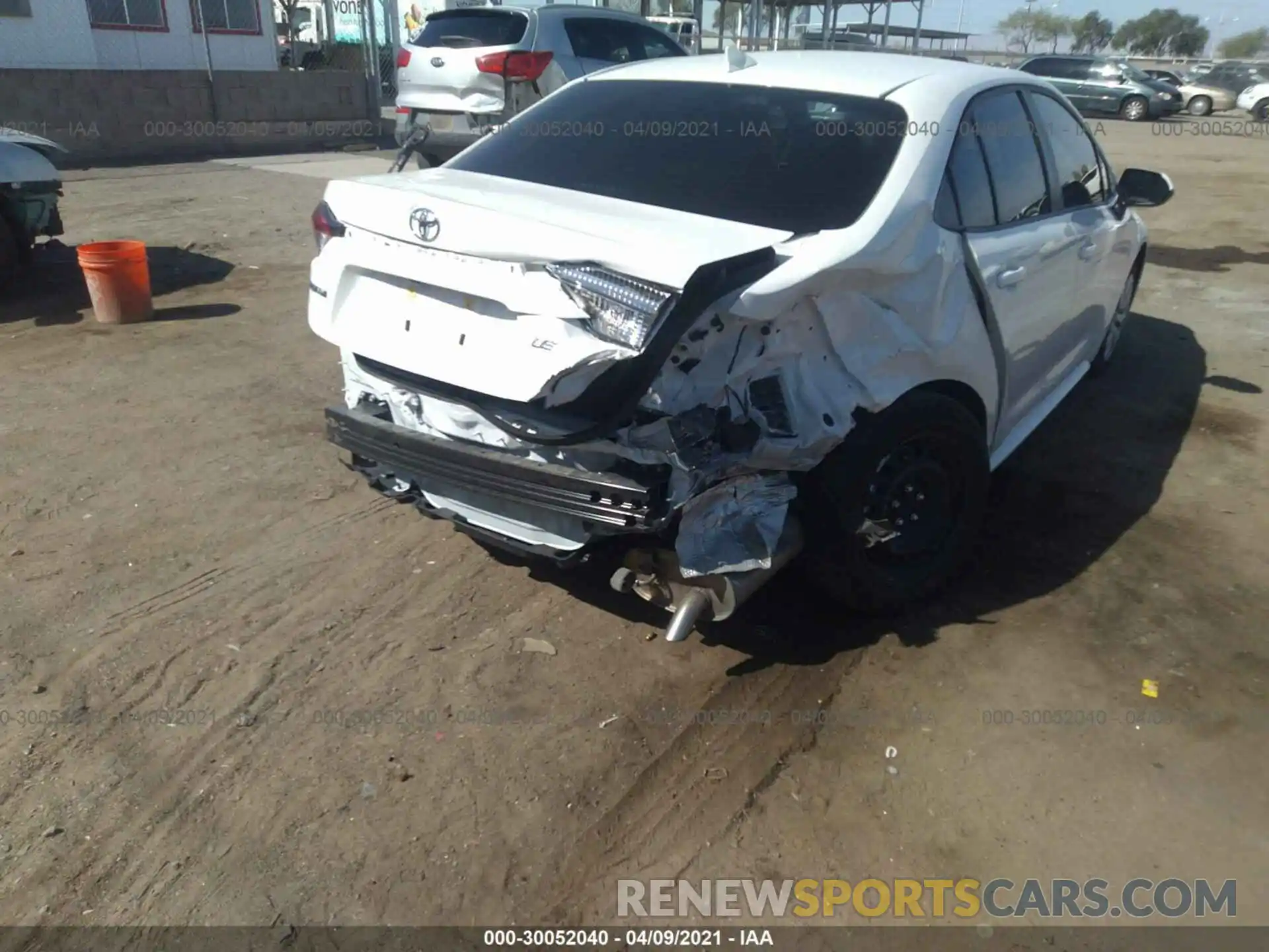 6 Photograph of a damaged car JTDEPMAE0MJ127544 TOYOTA COROLLA 2021