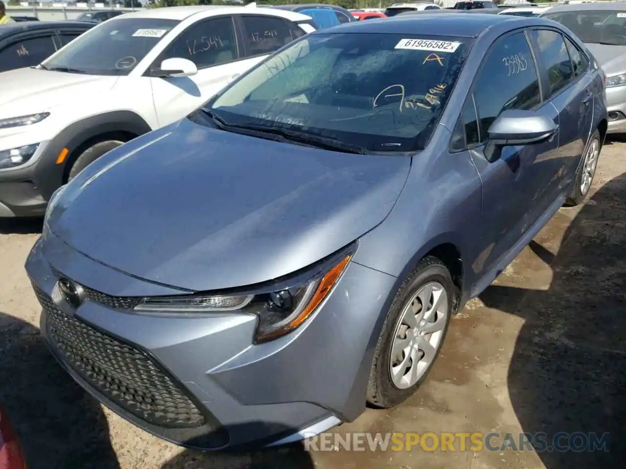 2 Photograph of a damaged car JTDEPMAE0MJ127916 TOYOTA COROLLA 2021