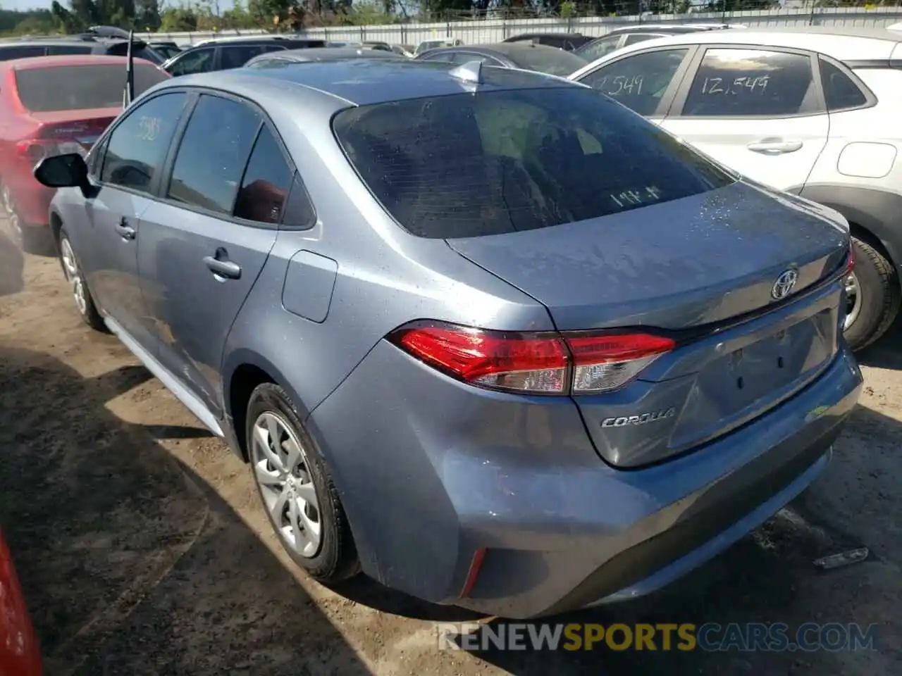 3 Photograph of a damaged car JTDEPMAE0MJ127916 TOYOTA COROLLA 2021