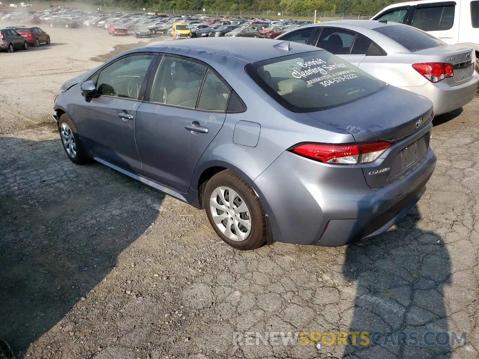 3 Photograph of a damaged car JTDEPMAE0MJ129214 TOYOTA COROLLA 2021