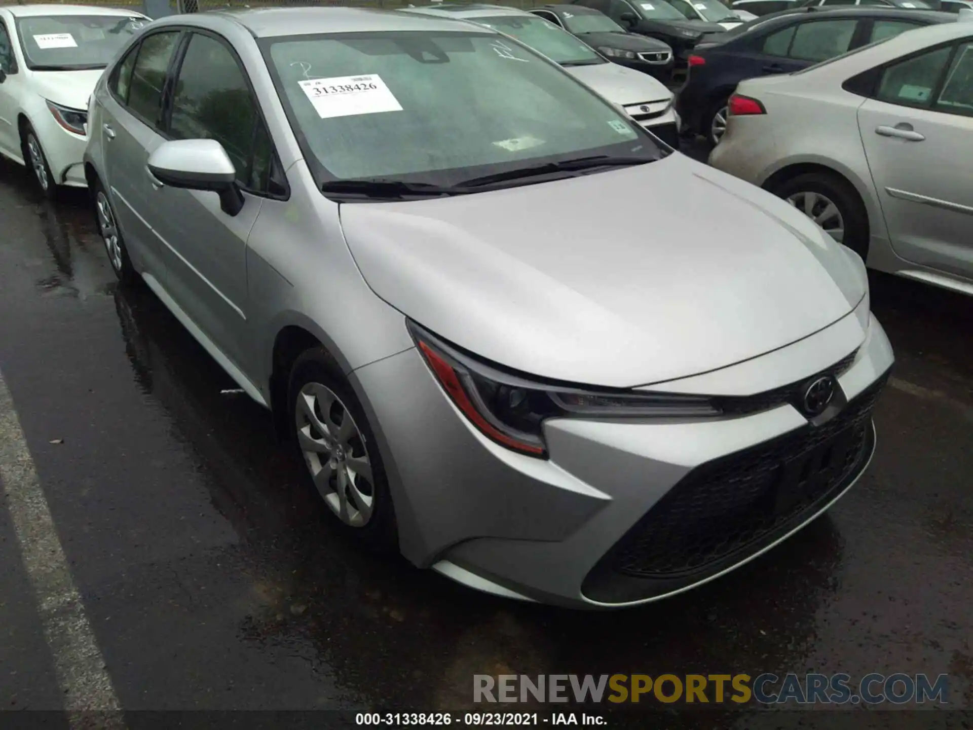 1 Photograph of a damaged car JTDEPMAE0MJ130301 TOYOTA COROLLA 2021