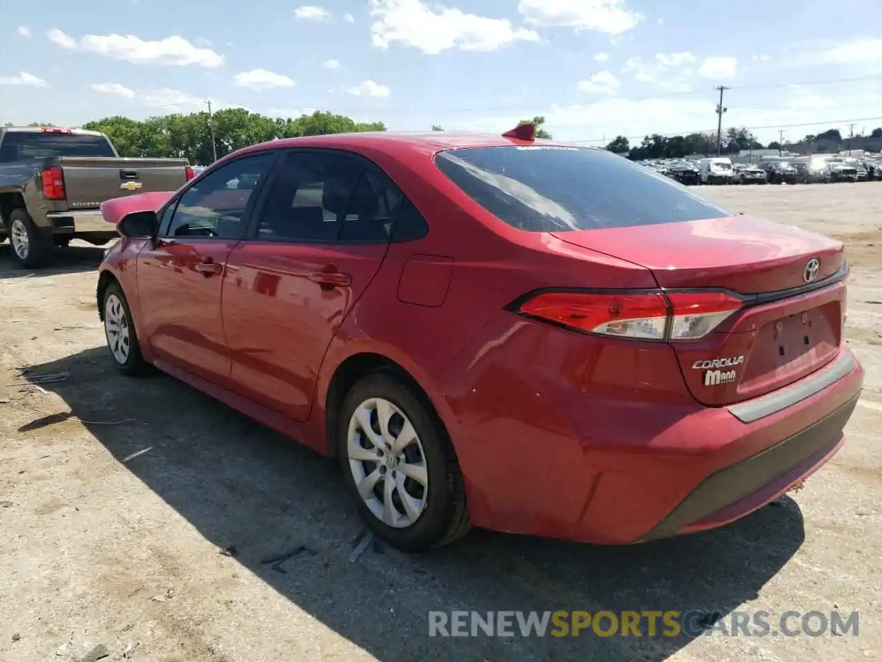 3 Photograph of a damaged car JTDEPMAE0MJ130413 TOYOTA COROLLA 2021