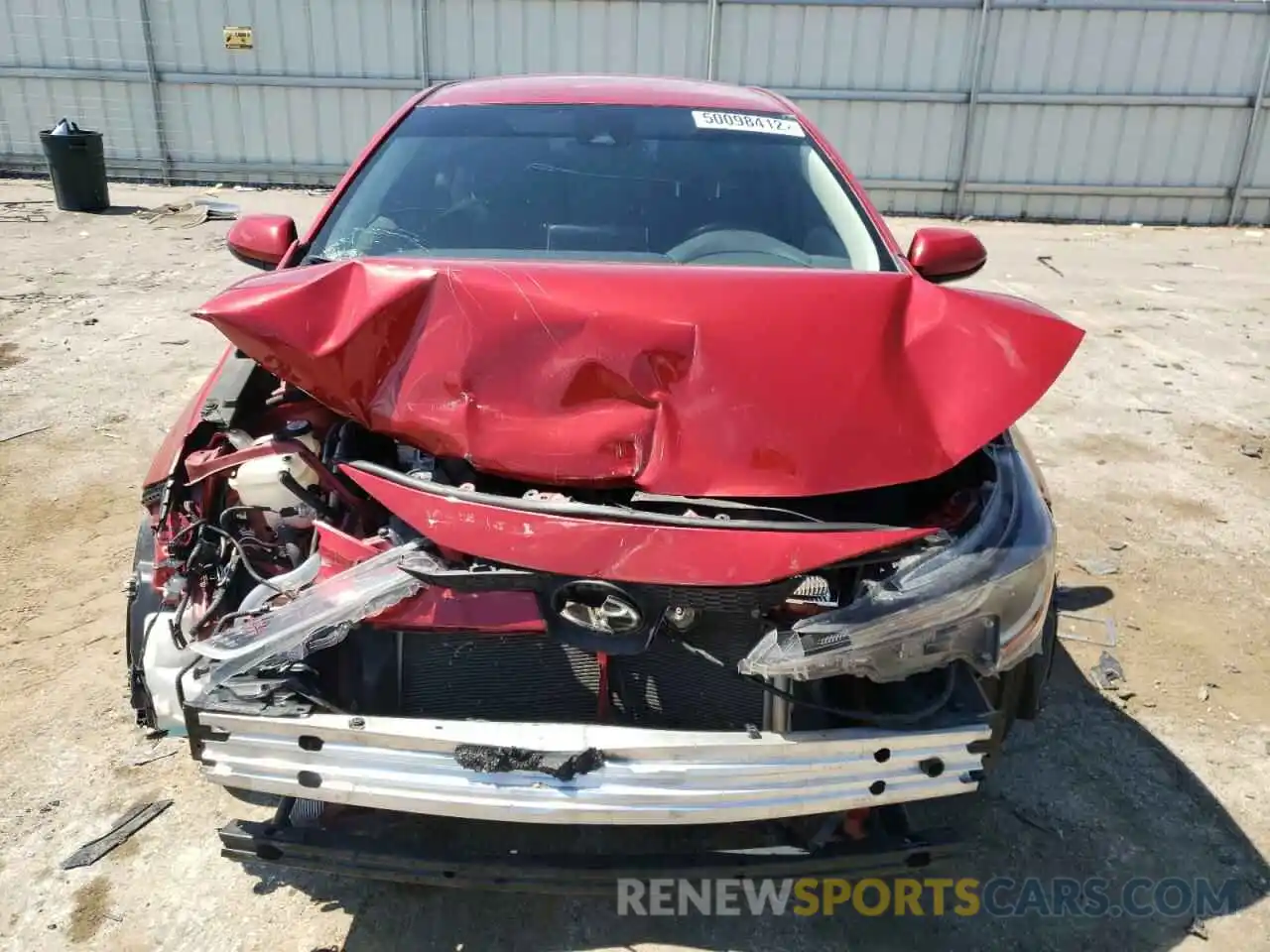 9 Photograph of a damaged car JTDEPMAE0MJ130413 TOYOTA COROLLA 2021