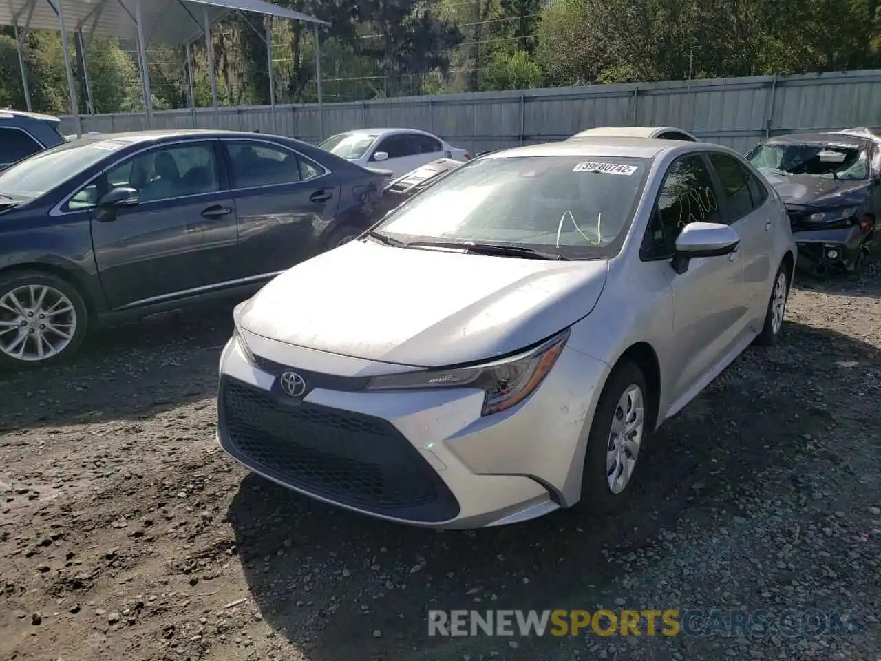 2 Photograph of a damaged car JTDEPMAE0MJ131349 TOYOTA COROLLA 2021