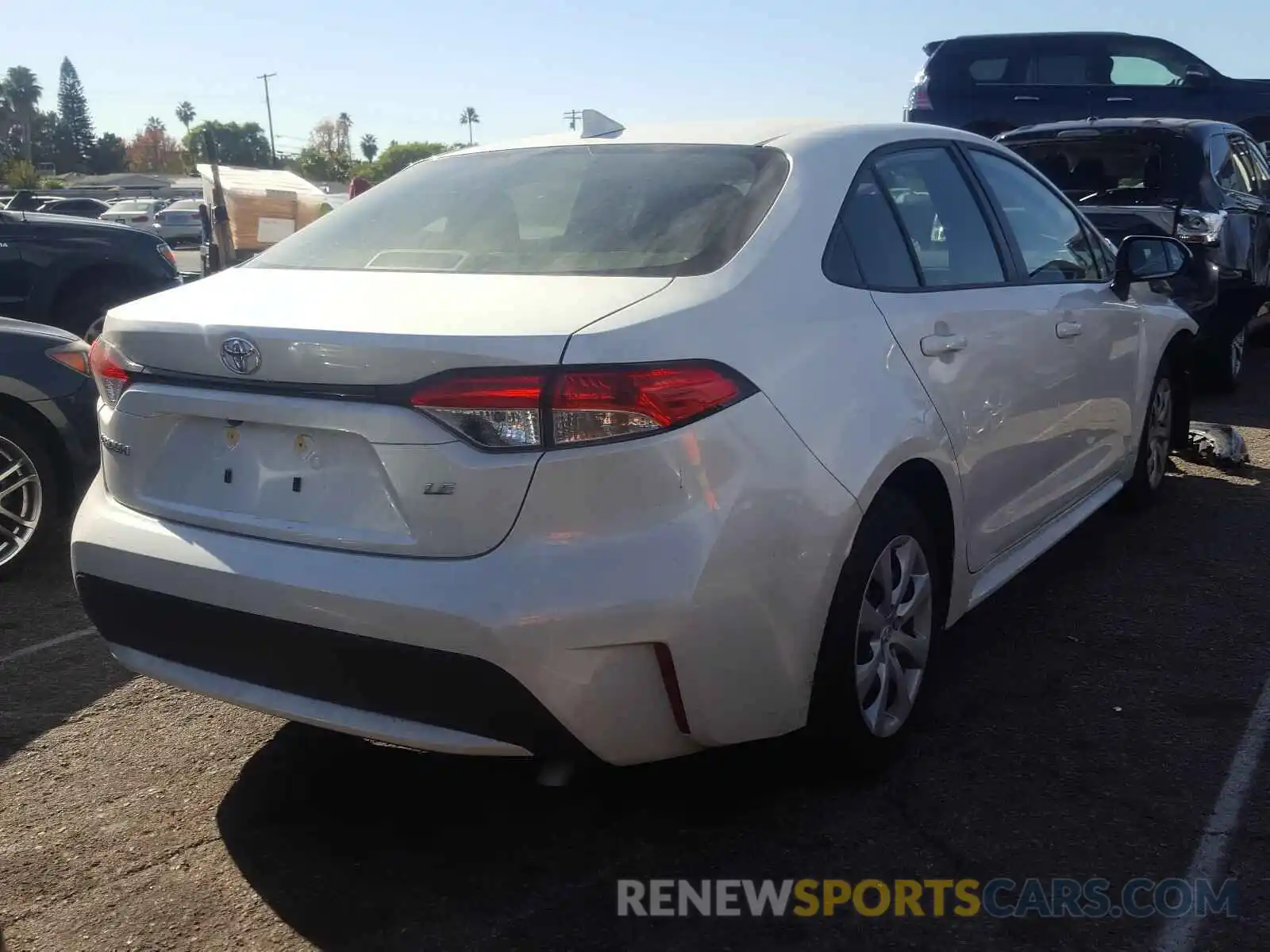 4 Photograph of a damaged car JTDEPMAE0MJ132372 TOYOTA COROLLA 2021