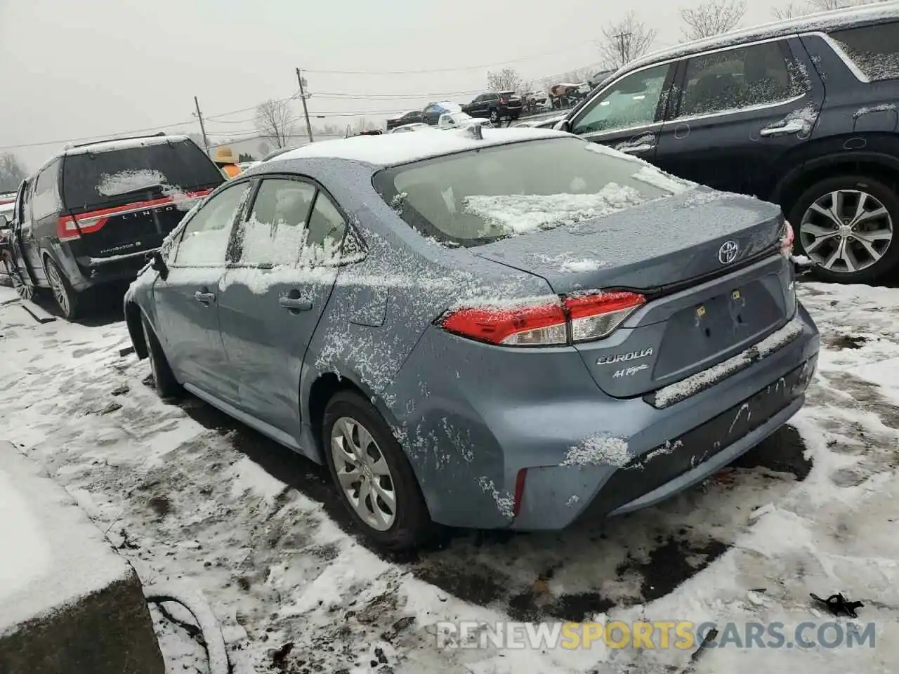 2 Photograph of a damaged car JTDEPMAE0MJ133683 TOYOTA COROLLA 2021