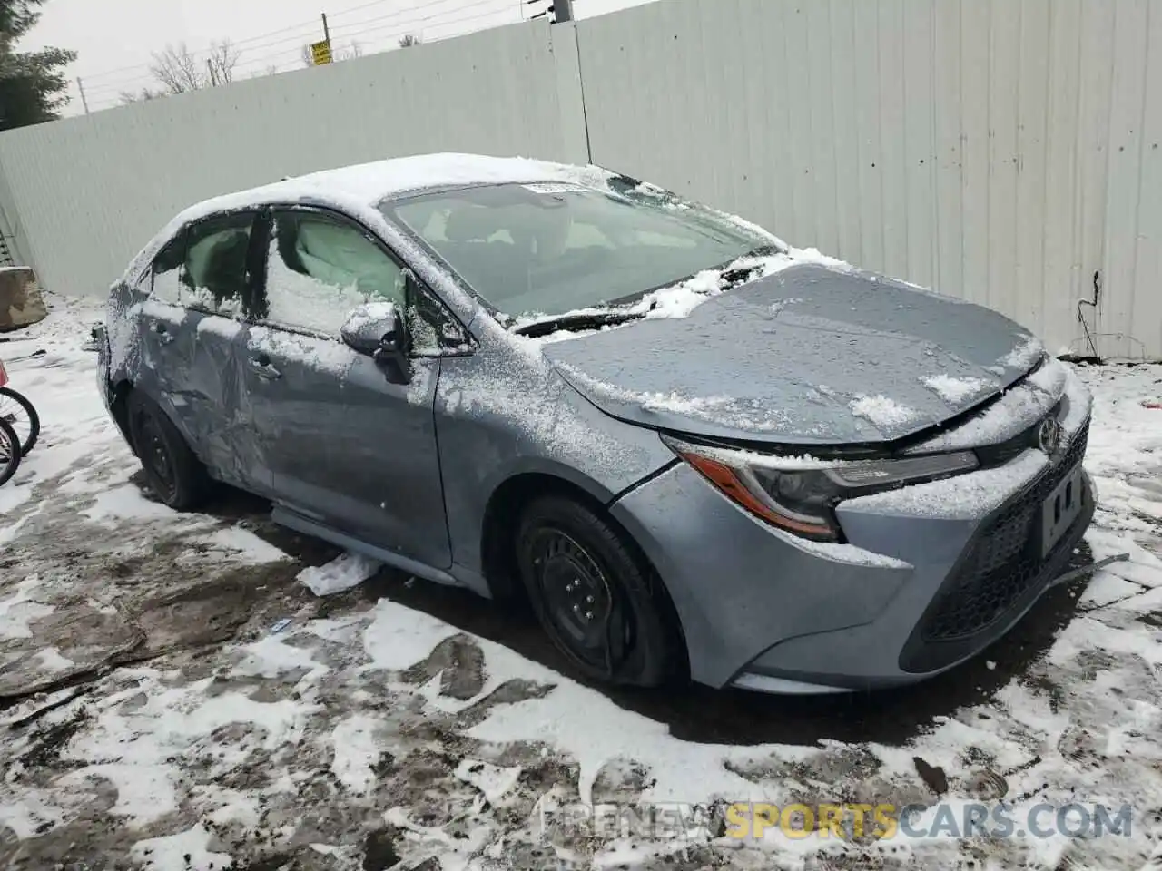 4 Photograph of a damaged car JTDEPMAE0MJ133683 TOYOTA COROLLA 2021