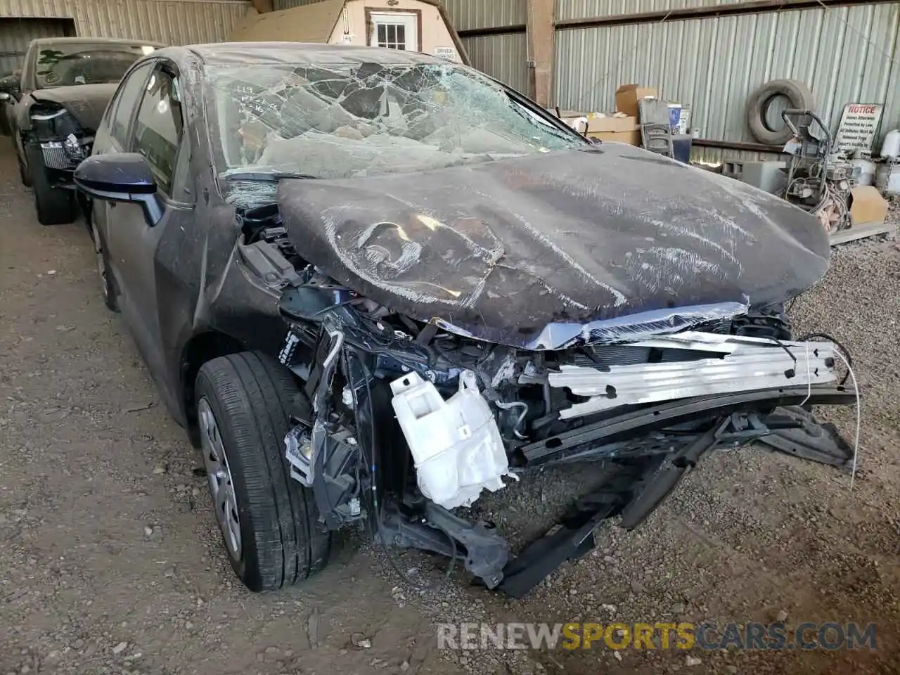 1 Photograph of a damaged car JTDEPMAE0MJ134705 TOYOTA COROLLA 2021