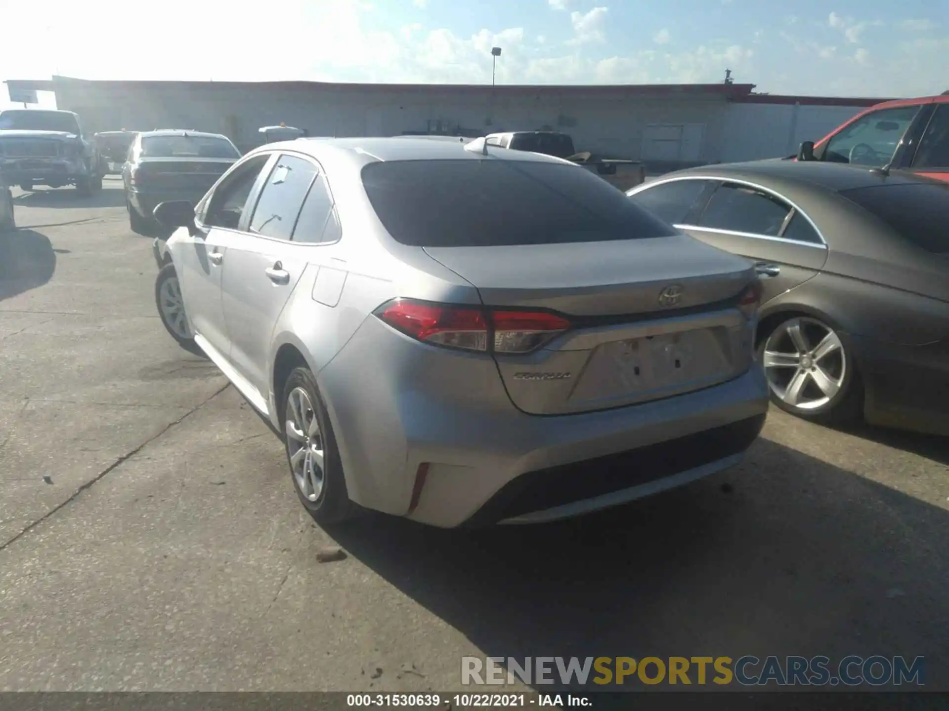 3 Photograph of a damaged car JTDEPMAE0MJ136194 TOYOTA COROLLA 2021