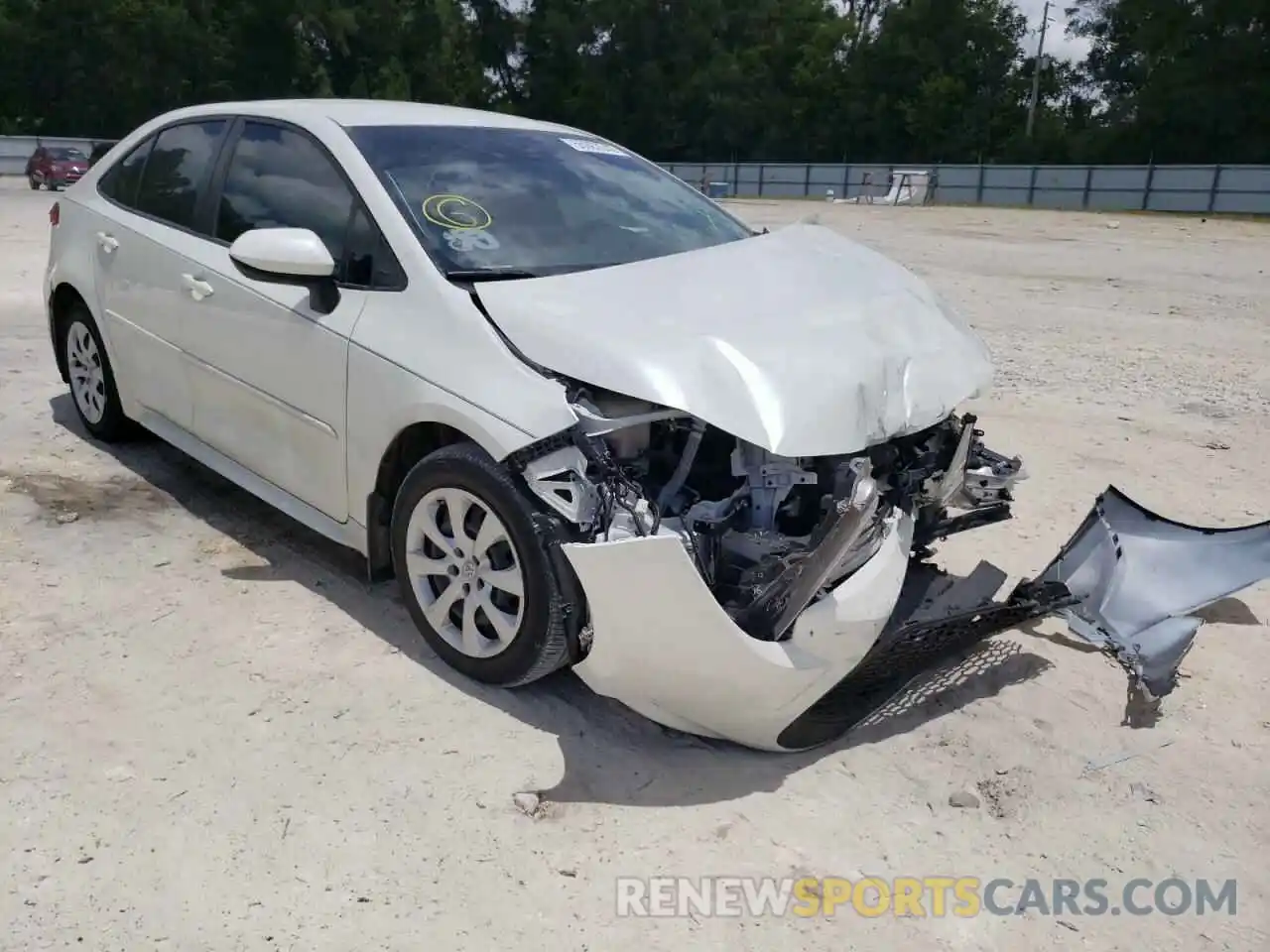 1 Photograph of a damaged car JTDEPMAE0MJ136471 TOYOTA COROLLA 2021