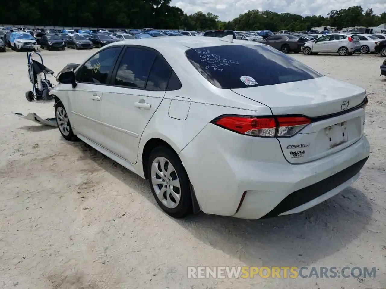 3 Photograph of a damaged car JTDEPMAE0MJ136471 TOYOTA COROLLA 2021