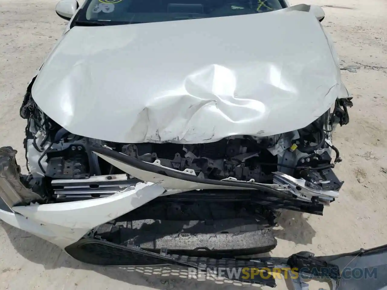 9 Photograph of a damaged car JTDEPMAE0MJ136471 TOYOTA COROLLA 2021