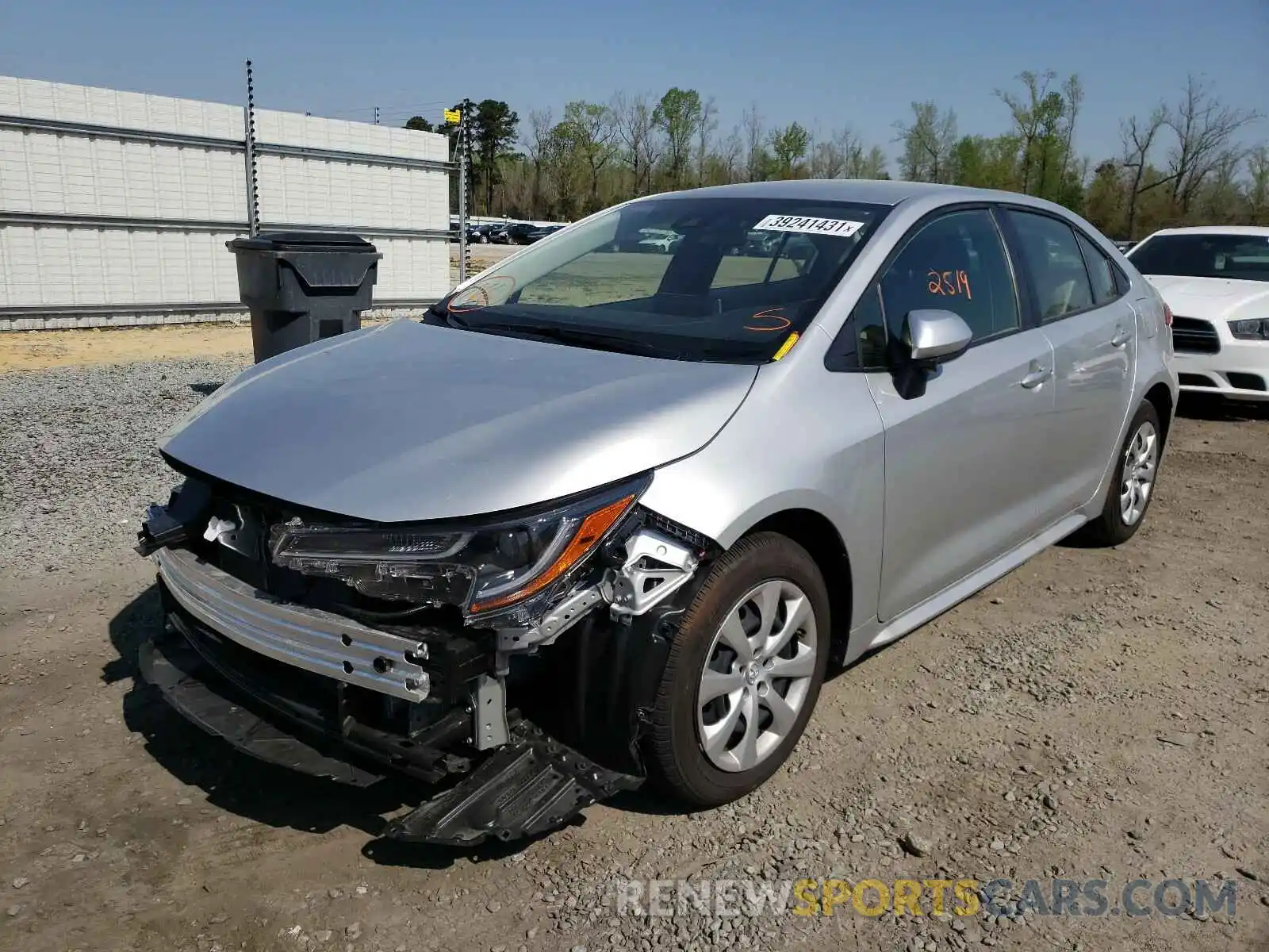 2 Photograph of a damaged car JTDEPMAE0MJ137135 TOYOTA COROLLA 2021