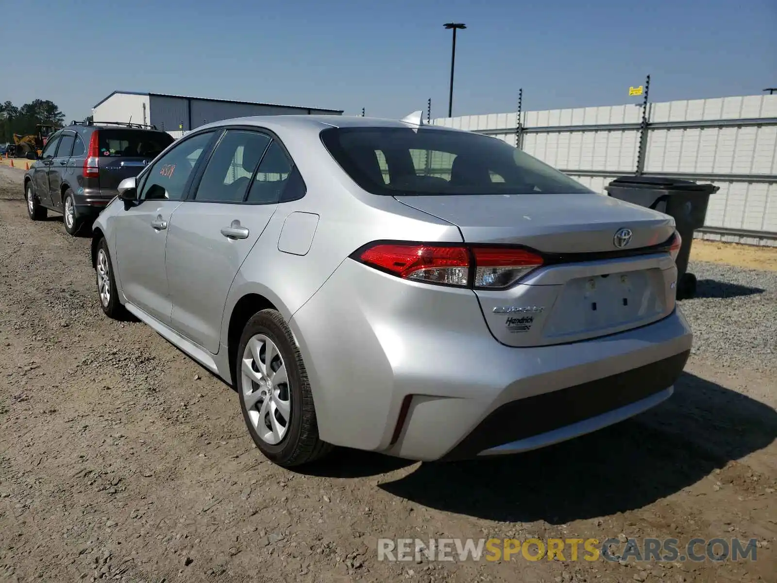 3 Photograph of a damaged car JTDEPMAE0MJ137135 TOYOTA COROLLA 2021