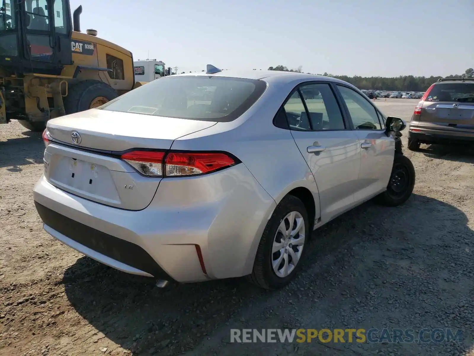 4 Photograph of a damaged car JTDEPMAE0MJ137135 TOYOTA COROLLA 2021