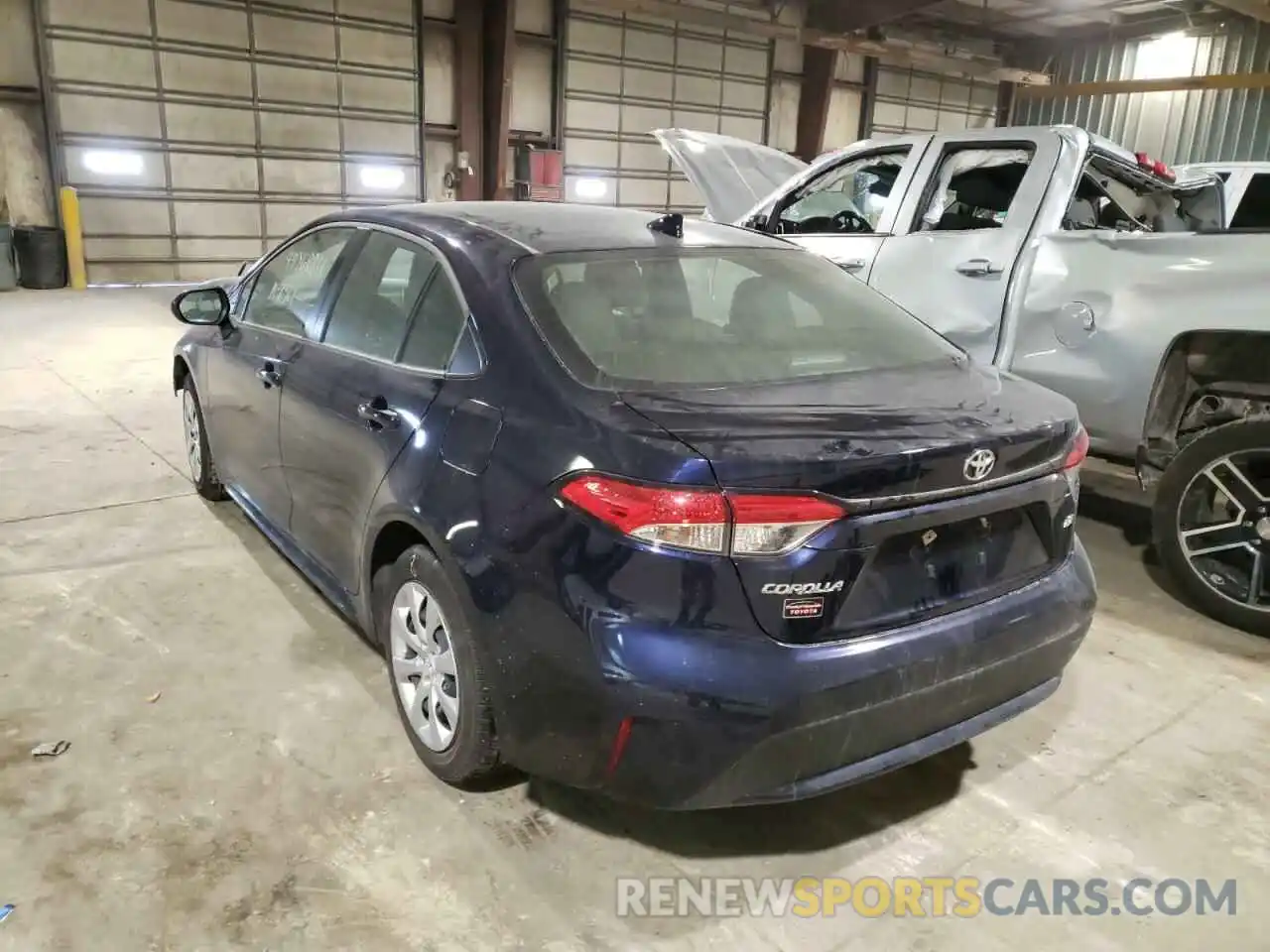 3 Photograph of a damaged car JTDEPMAE0MJ137572 TOYOTA COROLLA 2021