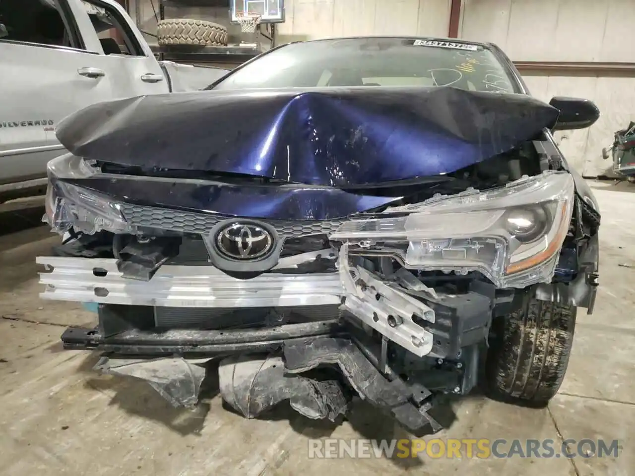 9 Photograph of a damaged car JTDEPMAE0MJ137572 TOYOTA COROLLA 2021