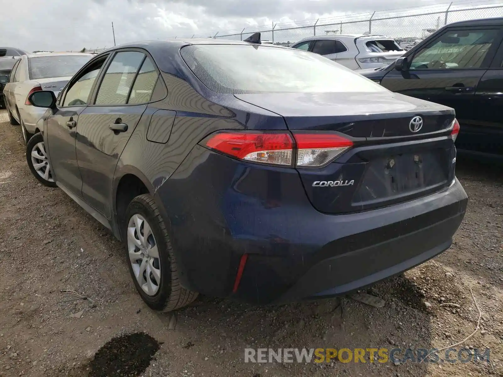 3 Photograph of a damaged car JTDEPMAE0MJ138432 TOYOTA COROLLA 2021