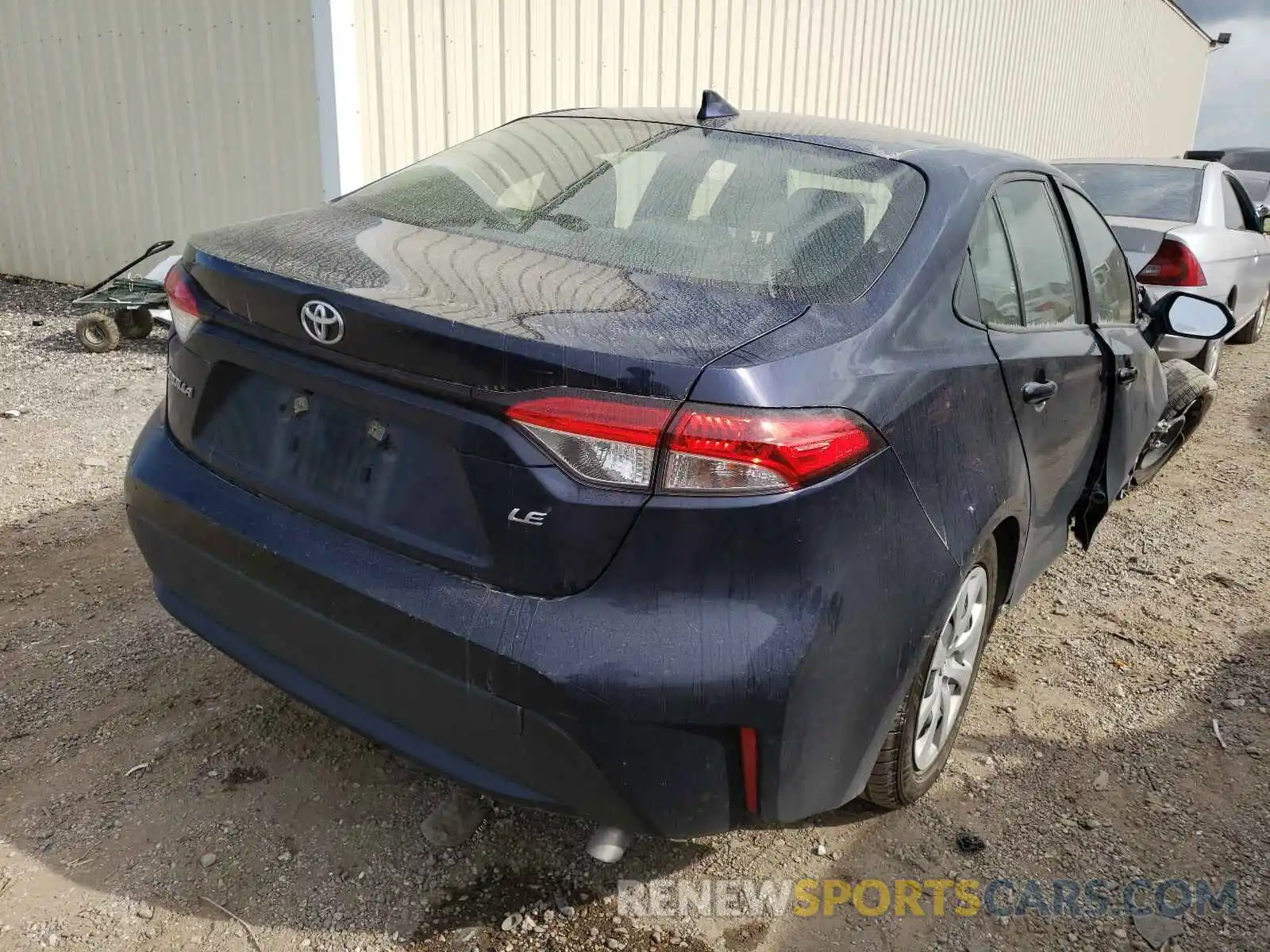 4 Photograph of a damaged car JTDEPMAE0MJ138432 TOYOTA COROLLA 2021