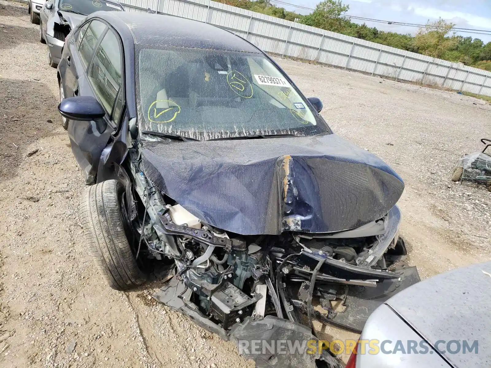 9 Photograph of a damaged car JTDEPMAE0MJ138432 TOYOTA COROLLA 2021