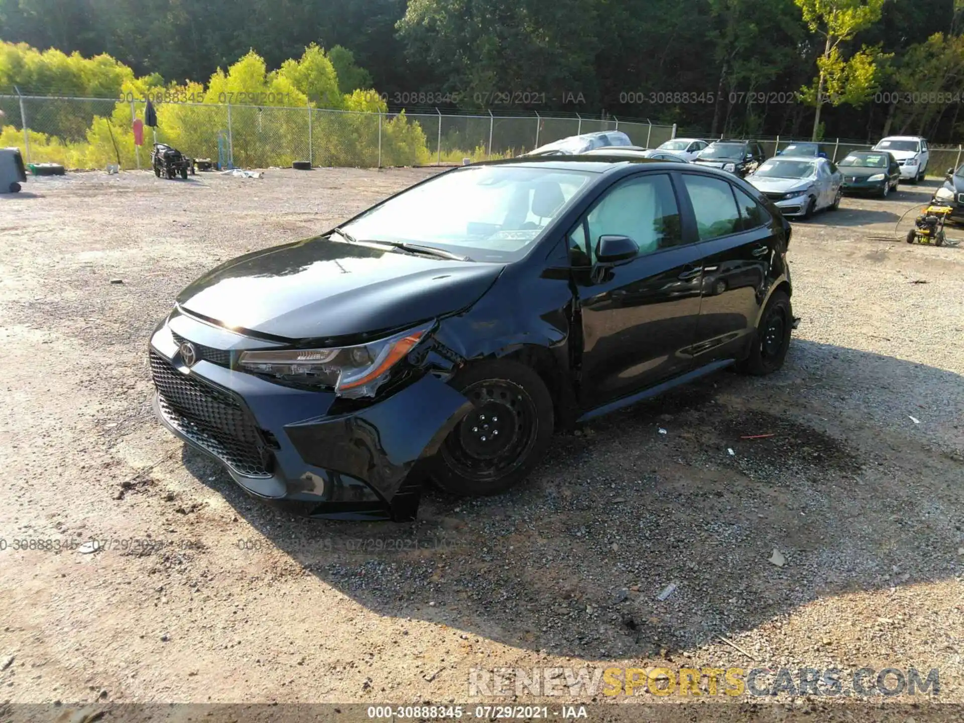 2 Photograph of a damaged car JTDEPMAE0MJ139032 TOYOTA COROLLA 2021