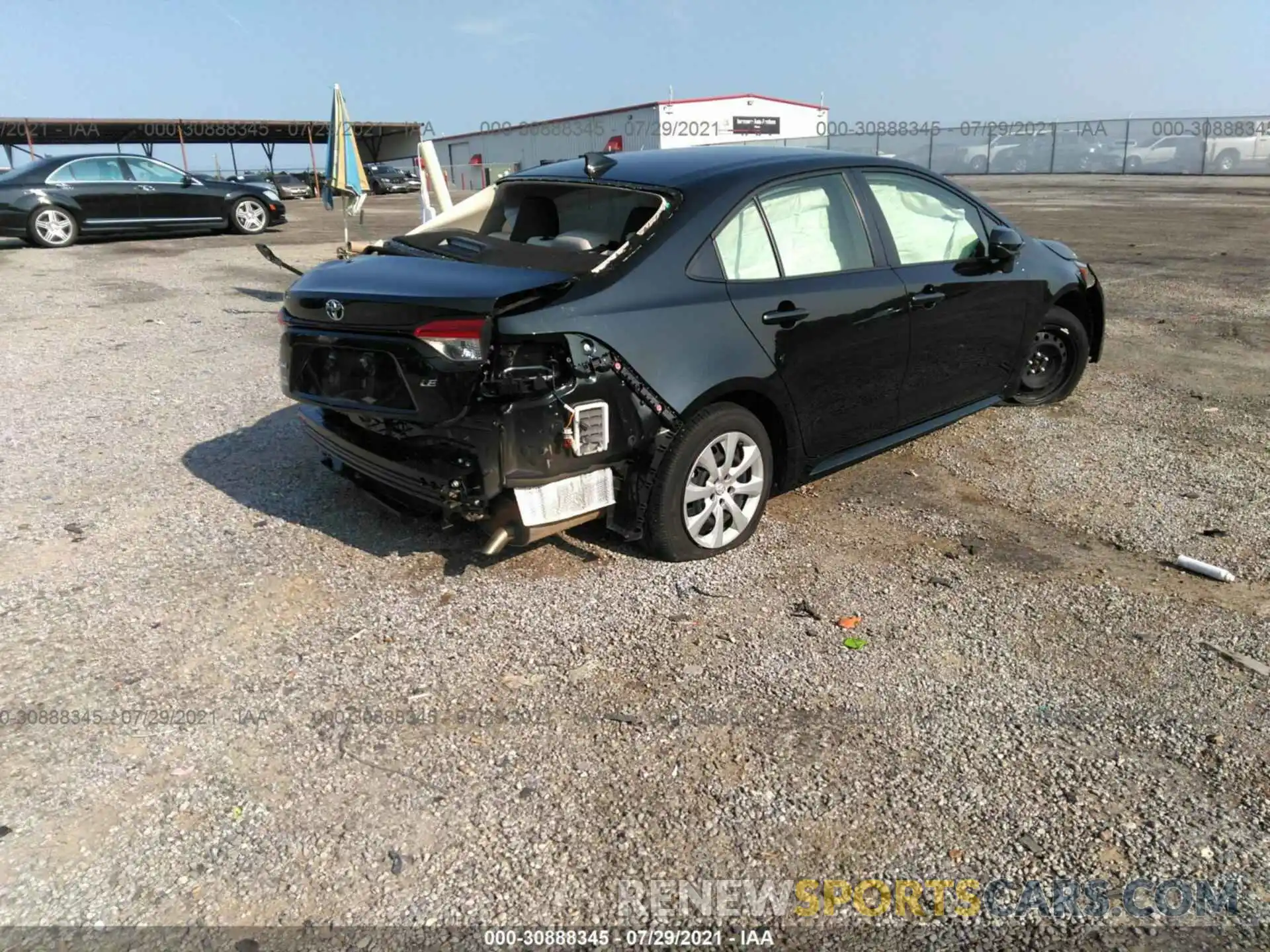 4 Photograph of a damaged car JTDEPMAE0MJ139032 TOYOTA COROLLA 2021