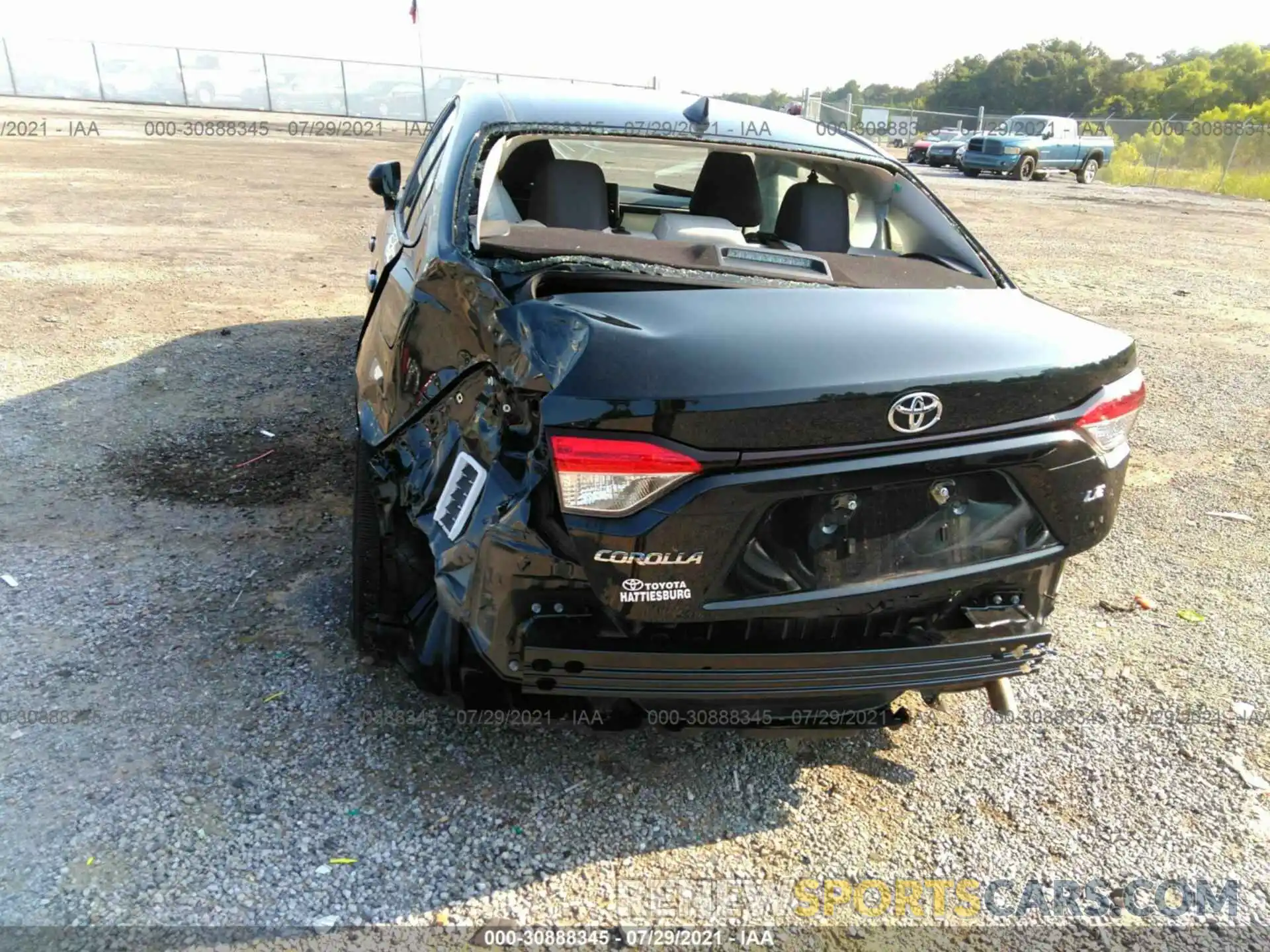 6 Photograph of a damaged car JTDEPMAE0MJ139032 TOYOTA COROLLA 2021