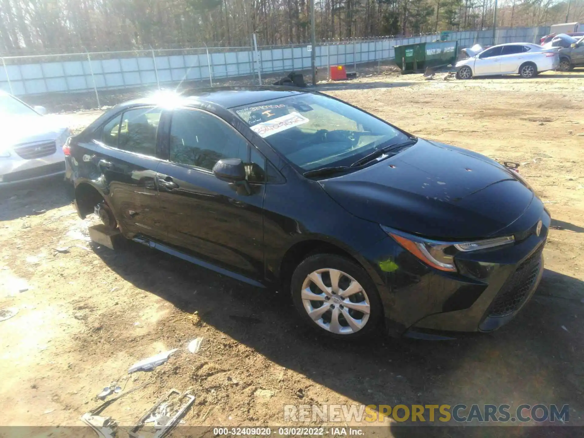 1 Photograph of a damaged car JTDEPMAE0MJ139158 TOYOTA COROLLA 2021