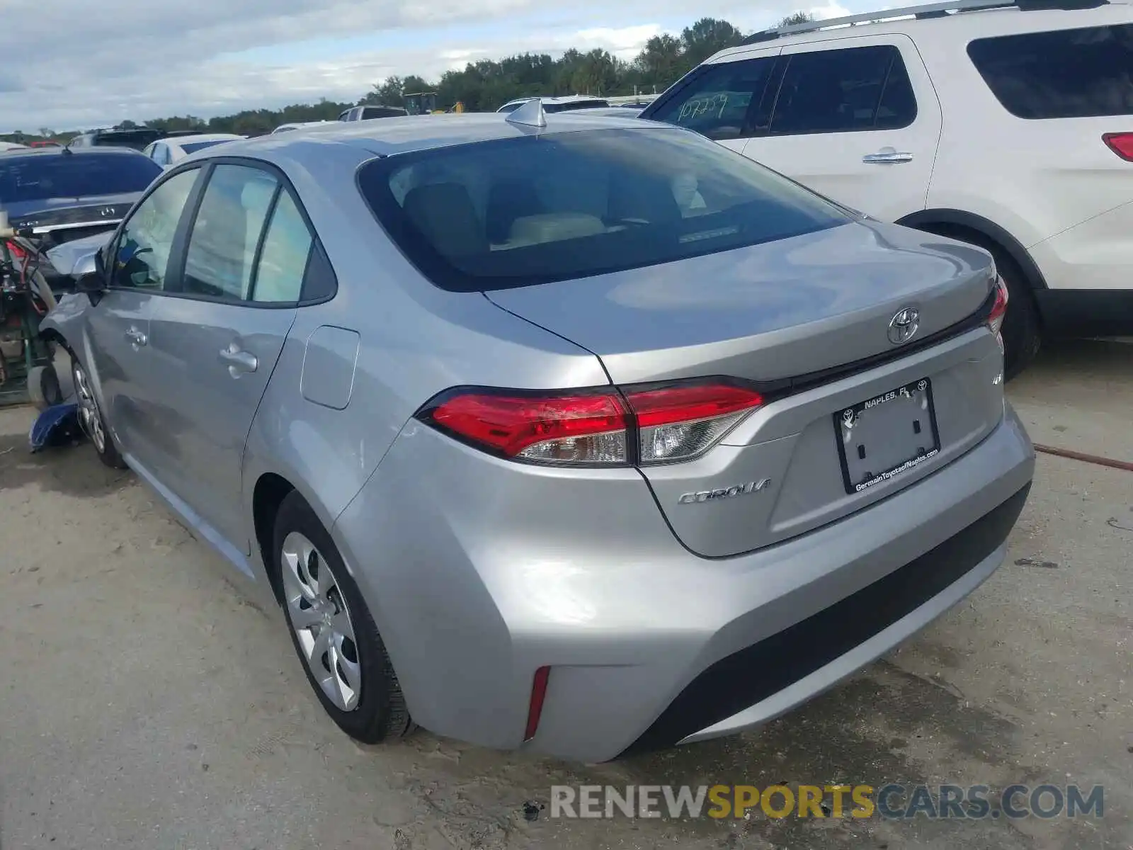 3 Photograph of a damaged car JTDEPMAE0MJ140858 TOYOTA COROLLA 2021