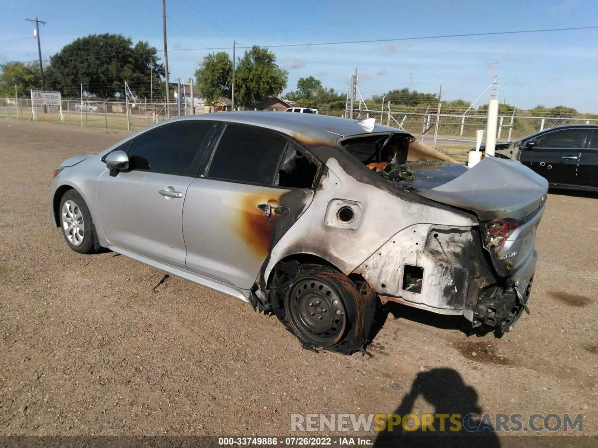 3 Photograph of a damaged car JTDEPMAE0MJ141976 TOYOTA COROLLA 2021